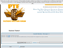 Tablet Screenshot of passionetrattori.forumtop.net